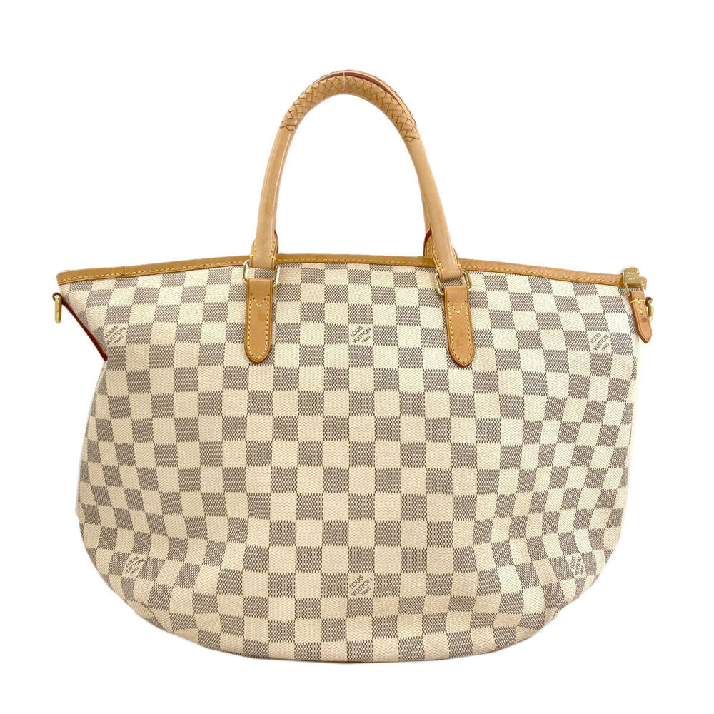 Louis Vuitton Damier Tote Bag Canvas Riviera Brown